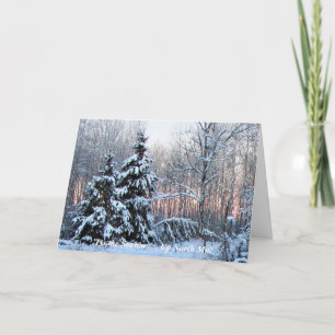 'Das ist die Saison Up North Mn! Frohe Weihnachte Dankeskarte