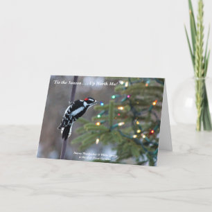 'Das ist die Saison Up North Mn! Frohe Weihnachten Dankeskarte