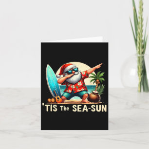 Das ist die Sea-Sun Santa Beach Weihnachten im Jul Karte