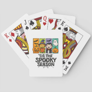 Das ist die seltsame Jahreszeit Halloween Vampire  Spielkarten