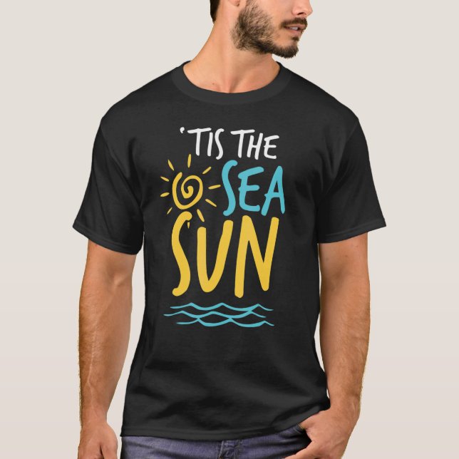 Das ist die Sonne am Meer Weihnachten im Juli um T-Shirt (Vorderseite)