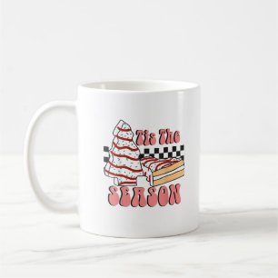 Das ist die Weihnachtsbaum Groovy Retro Debbie Kaffeetasse