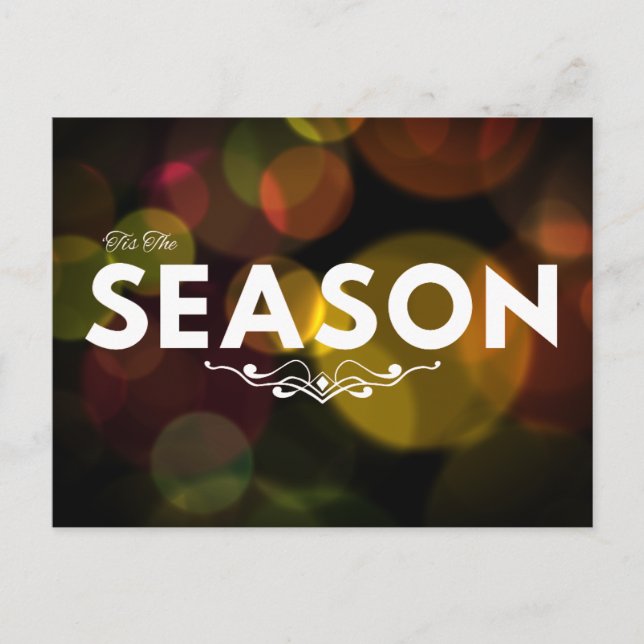 'Das ist die Weihnachtspostkarte Feiertagspostkarte (Vorderseite)