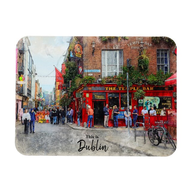 Das ist Dublin-Irland Magnet (Horizontal)