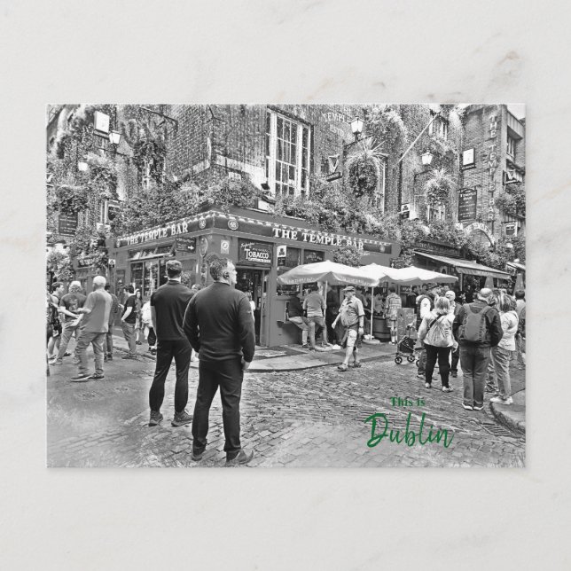 Das ist Dublin-Irland Postkarte (Vorderseite)