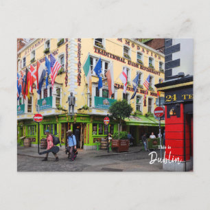 Das ist Dublin-Irland Postkarte