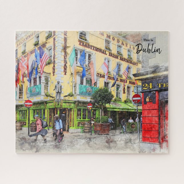 Das ist Dublin-Irland Puzzle (Horizontal)