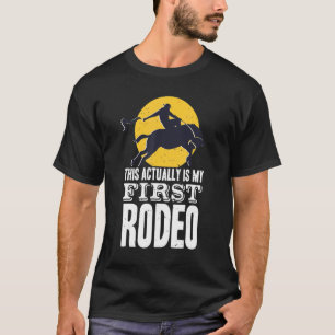 Das ist eigentlich mein erster Rodeo-Bullritt für T-Shirt