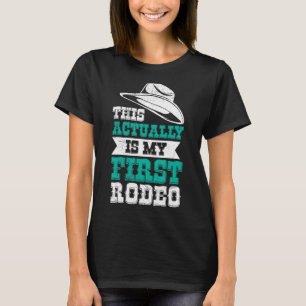 Das ist eigentlich mein erster Rodeo-Bullritt für T-Shirt