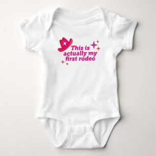 Das ist eigentlich mein erstes Rodeo Baby Strampler