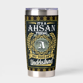 Das ist ein Ahsan-Ding, das man nicht verstehen ko Thermobecher