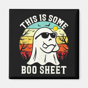 Das ist ein bisschen Boo-Blatt Geist Retro Hallowe Magnet