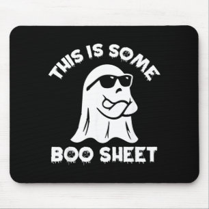 Das ist ein bisschen Boo-Blatt-Gespenst Lustiger R Mousepad