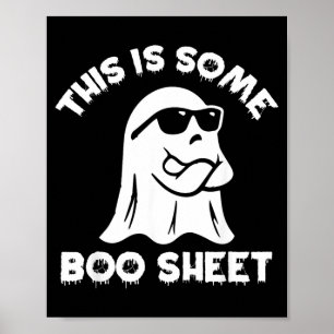 Das ist ein bisschen Boo-Blatt-Gespenst Lustiger R Poster