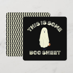 Das ist ein Boo-Blatt - Funny Ghost Halloween Feiertagskarte
