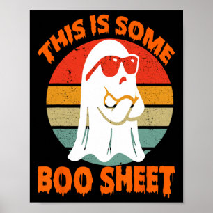 Das ist ein Boo-Blatt Halloween Ghost Funny für mi Poster