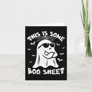 Das ist ein Boo-Blatt Halloween Ghost-Funny-Gesche Karte