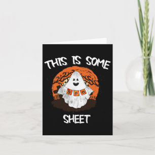 Das ist ein Boo-Blatt Halloween Ghost-Funny-Gesche Karte