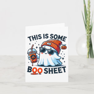 Das ist ein Boo-Blatt Niedliche Snarky Ghost Coffe Karte