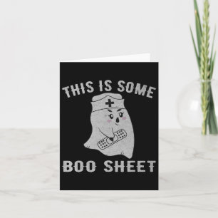 Das ist ein Boo Sheet Boo Ghost Fun Halloween Nur Karte