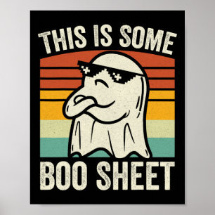 Das ist ein Boo-Sheet Fun Halloween Ghost Kids Me Poster