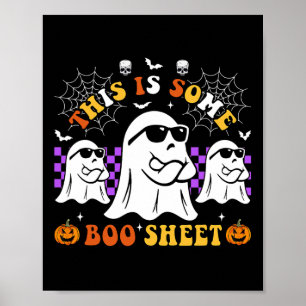 Das ist ein boo-Sheet Fun Halloween Poster