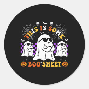 Das ist ein boo-Sheet Fun Halloween Runder Aufkleber