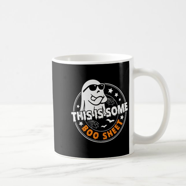 Das ist ein boo-Sheet Ghost Funny Retro Halloween Kaffeetasse (Rechts)