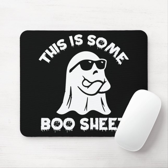 Das ist ein boo-Sheet Ghost Funny Retro Halloween Mousepad (Mit Mouse)