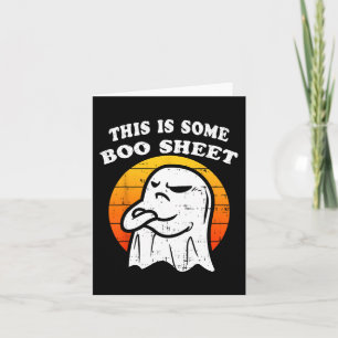 Das ist ein Boo Sheet Ghost Retro Funny Halloween Karte