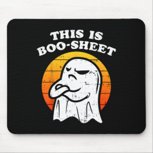 Das ist ein Boo-Sheet Ghost Retro Funny Halloween Mousepad