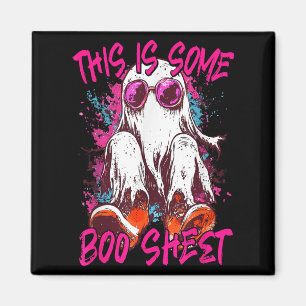 Das ist ein Boo-Sheet Ghost Retro Halloween Funny Magnet