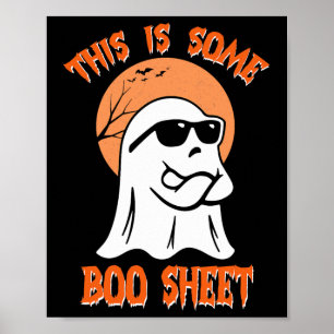 Das ist ein Boo-Sheet Halloween Cool Ghost Funny Poster