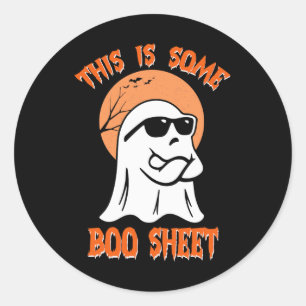 Das ist ein Boo-Sheet Halloween Cool Ghost Funny Runder Aufkleber