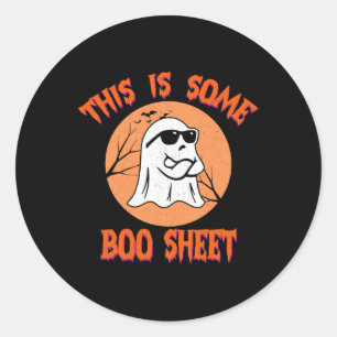 Das ist ein Boo-Sheet Halloween Cool Ghost Funny Runder Aufkleber