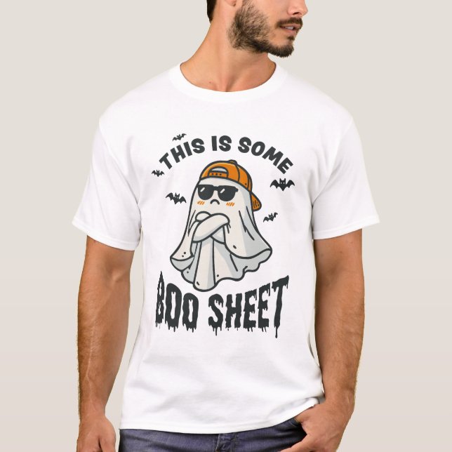 Das ist ein Boo Sheet Halloween Funny Joke Niedlic T-Shirt (Vorderseite)