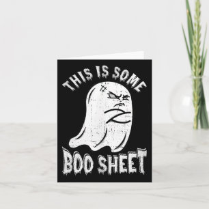 Das ist ein Boo-Sheet Halloween Ghost Fun Men Wom Karte