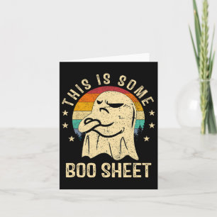 Das ist ein Boo-Sheet Halloween Ghost Fun Men Wom Karte
