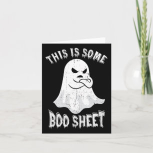 Das ist ein Boo-Sheet Halloween Ghost Fun Men Wom Karte