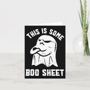Das ist ein Boo-Sheet Halloween Ghost Fun Men Wom Karte