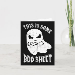 Das ist ein Boo-Sheet Halloween Ghost Fun Men Wom Karte