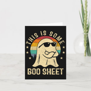 Das ist ein Boo-Sheet Halloween Ghost Fun Men Wom Karte