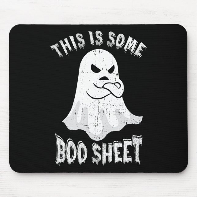 Das ist ein Boo-Sheet Halloween Ghost Fun Men Wom Mousepad (Vorne)