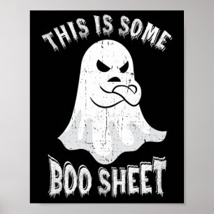 Das ist ein Boo-Sheet Halloween Ghost Fun Men Wom Poster
