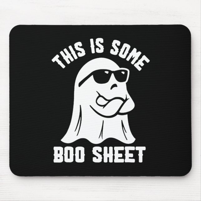 Das ist ein Boo Sheet Halloween Ghost Funny Costu Mousepad (Vorne)