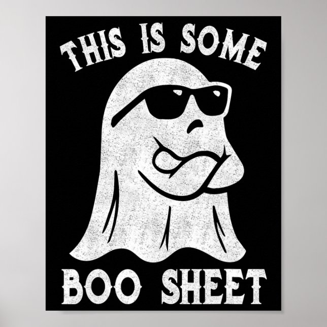 Das ist ein Boo Sheet Halloween Ghost Funny Gesche Poster (Vorne)