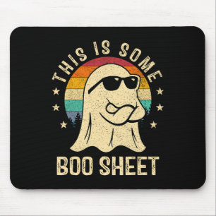 Das ist ein Boo-Sheet Halloween Ghost Funny Men W Mousepad