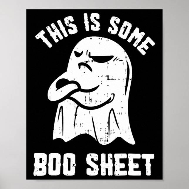 Das ist ein Boo-Sheet Halloween Ghost Funny Men W Poster (Vorne)