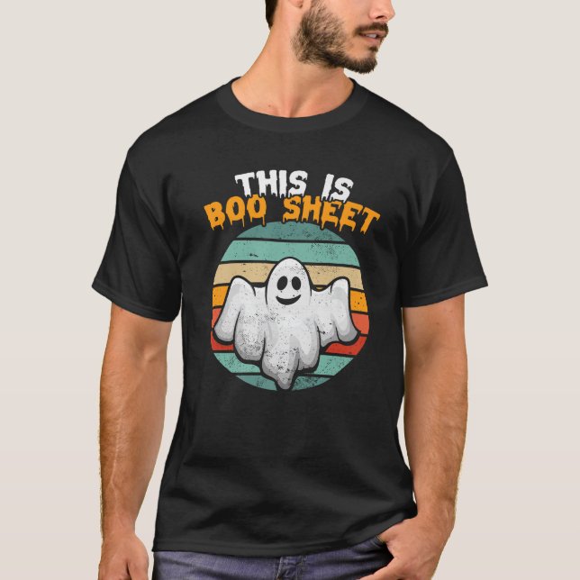 Das ist ein Booblätter-Retro-Halloween-Spooky-Cos T-Shirt (Vorderseite)