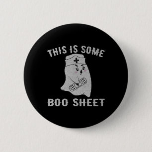 Das ist ein Bootblatt Boo Geist Spaß Halloween Nur Button